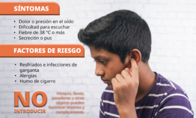 Exhorta IMSS Hidalgo a población a mantenerse alerta ante síntomas de otitis