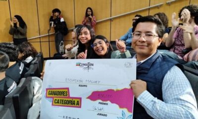 Gana filtro de maguey creado por alumnos de la UAEH el Climatón nacional