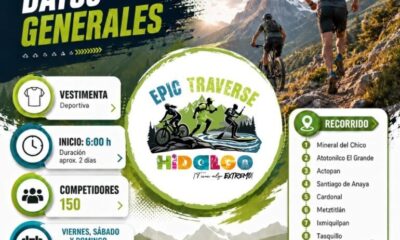 Hidalgo se prepara para recibir el Epic Traverse 2026, un recorrido deportivo de 230 kilómetros