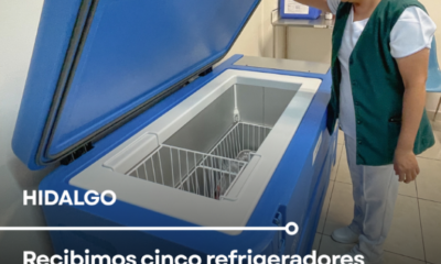 IMSS Bienestar Hidalgo recibe cinco refrigeradores solares                  para fortalecer la vacunación en comunidades