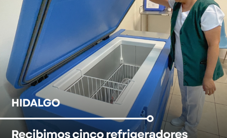 IMSS Bienestar Hidalgo recibe cinco refrigeradores solares                  para fortalecer la vacunación en comunidades