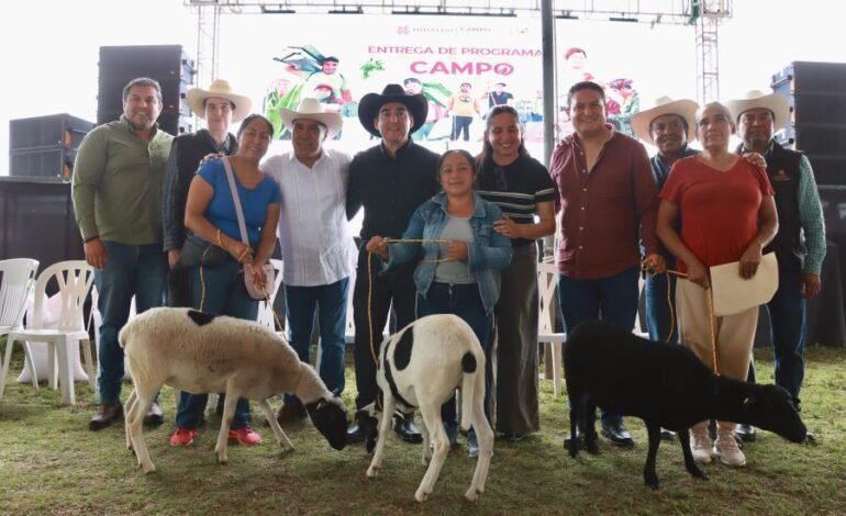 Más de 6.6 mdp fortalecen la productividad del campo de 8 municipios