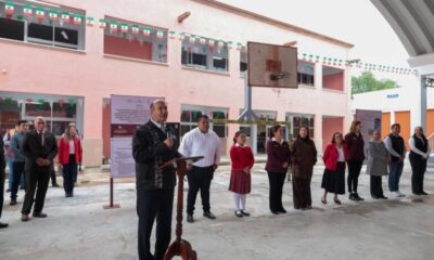 Más y Mejores Espacios Para Aprender. Huichapan Recibe Obra Educativa Por 12.9 Mdp.