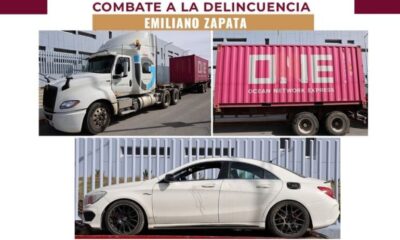 Policía Estatal recupera tractocamión robado y detiene a un asaltante tras persecución en Emiliano Zapata