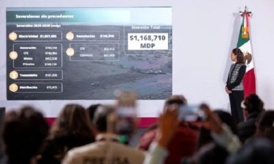Presidenta Claudia Sheinbaum Destaca Inversión Histórica de Cerca de 1.2 Billones de Pesos en El Sexenio Para Electricidad y Gasoductos
