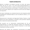 Tarjeta informativa respecto al percance en el bulevar Felipe Ángeles en Pachuca