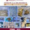 SSPH asegura cerca de 4 mil dosis de presunta droga y detiene a tres personas