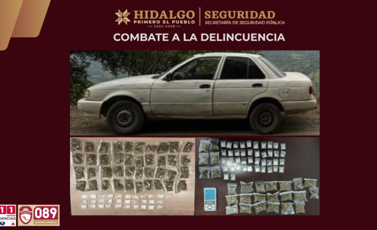 SSPH mantiene firme combate contra el narcomenudeo
