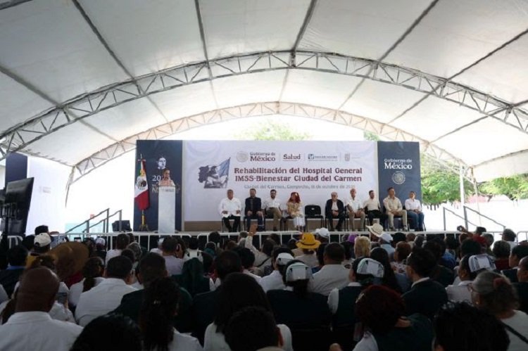 Vamos Por El Camino Correcto: Presidenta Claudia Sheinbaum Entrega Rehabilitación del Hospital General del Imss Bienestar En Ciudad del Carmen, Campeche
